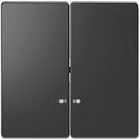 Лицевая панель Schneider Electric Merten D-Life для 2-кл. выключателя с подсветкой антрацит  картинка